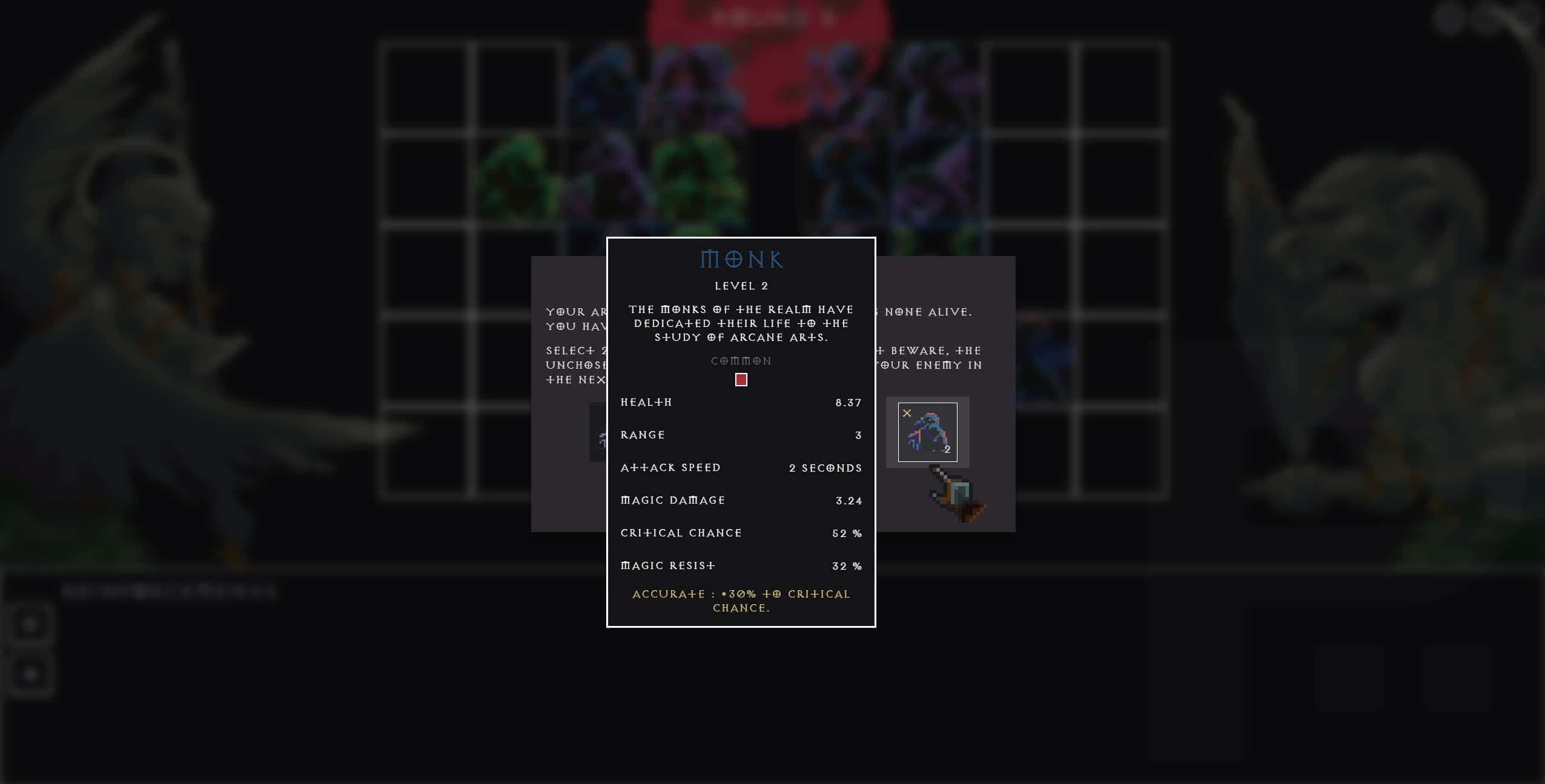 Blood Moon: Unit selection